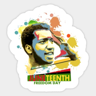 Juneteenth independence day Sticker